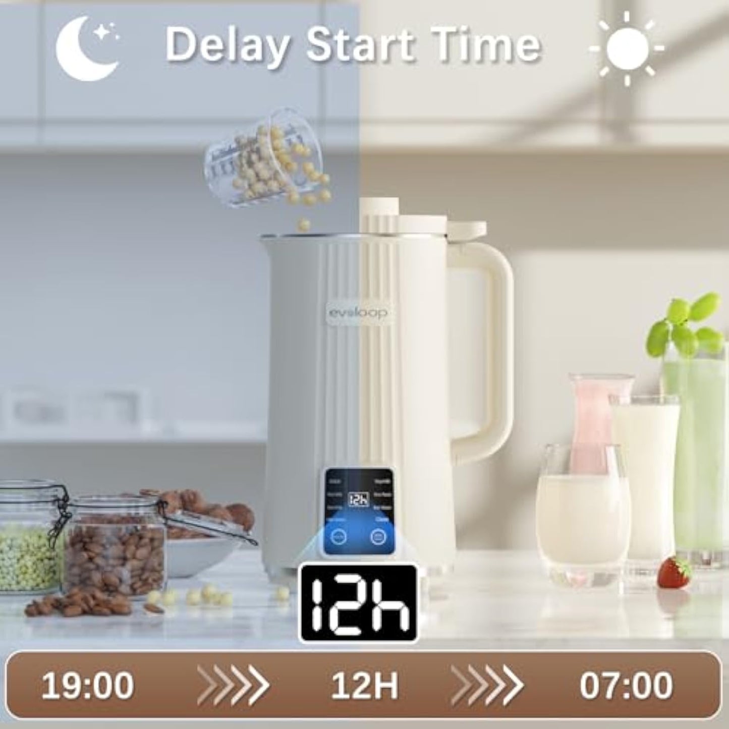 Evoloop 8 in 1 automatic nut milk maker