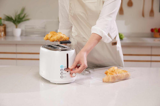 Unique Design—Evoloop Toaster 4 Slices With Extra Wide Toasting Slots