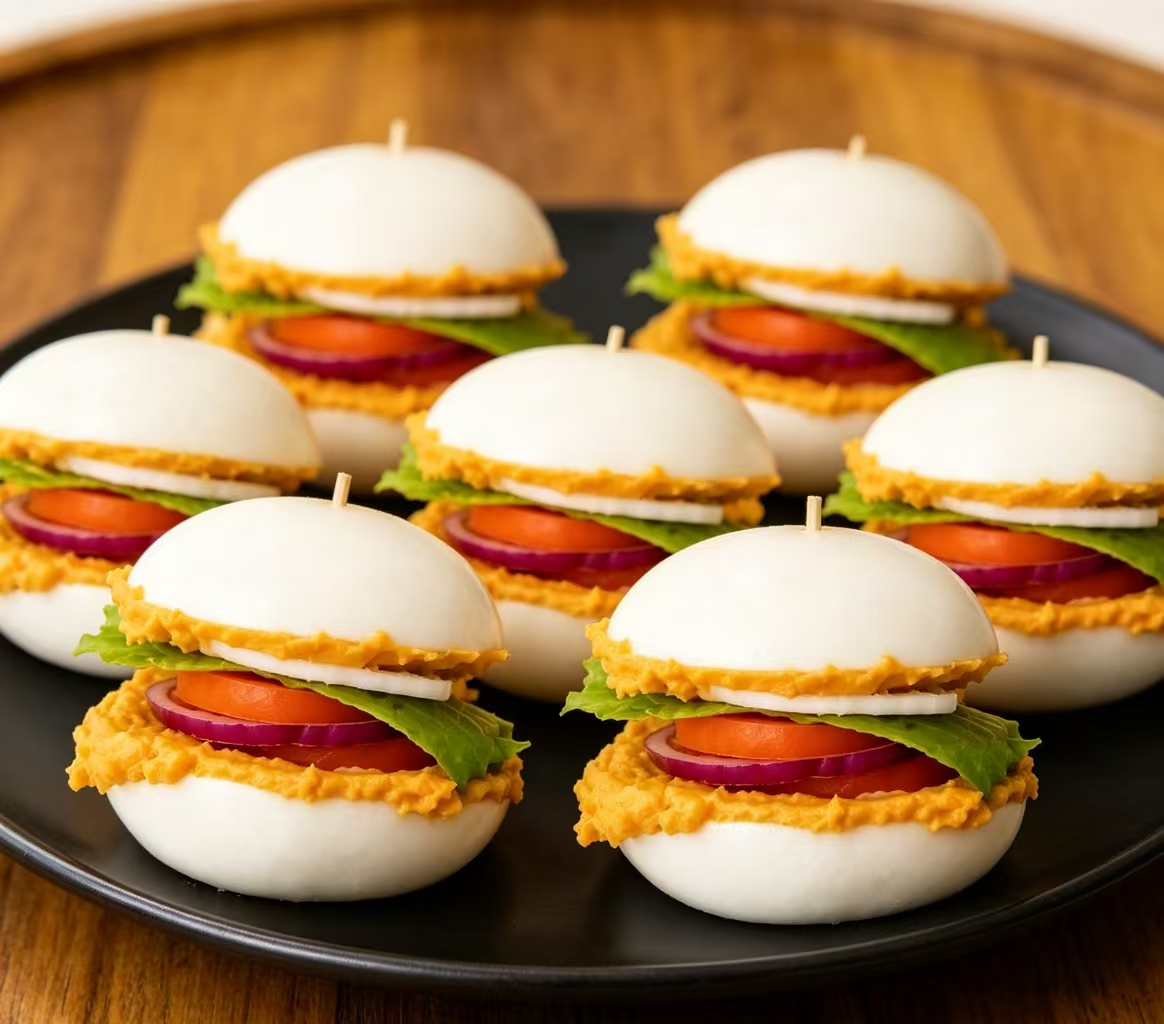 Mini Egg Bun Burger