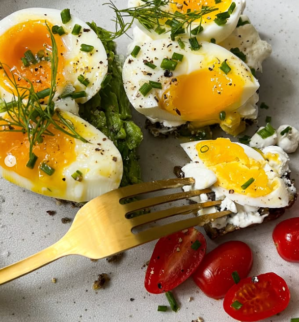 Avocado with Soft-Boiled Egg