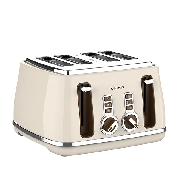 Toast Perfect Toast: 6 Shade Settings & 4 Slices of Stainless Steel Bliss