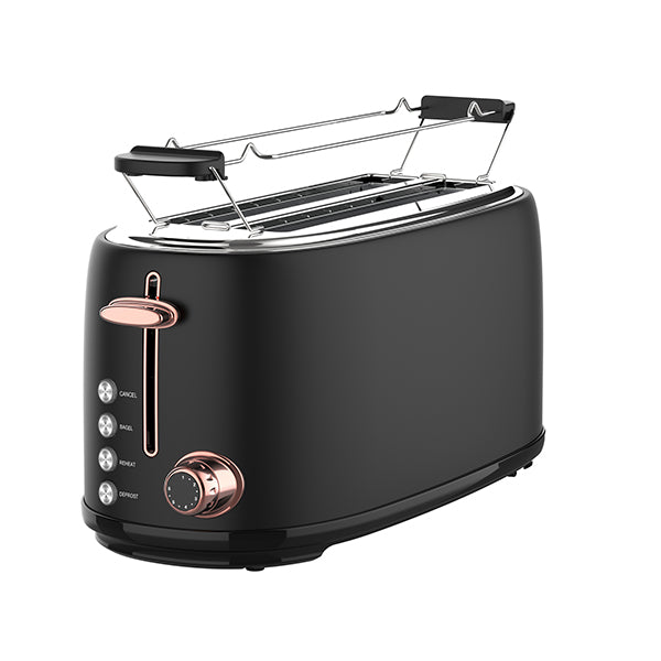 Toast to Perfection: The 4 Slice Stainless Steel Toaster with 6 Bread Shade Settings