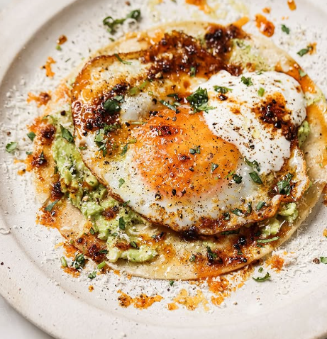 Chili Oil Poached Eggs