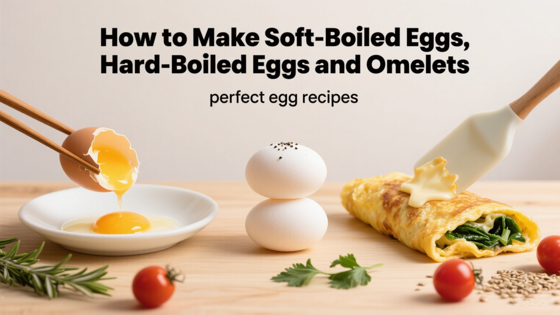 How to Make Soft-Boiled Eggs, Hard-Boiled Eggs and Omelets with Evoloop Egg Cooker