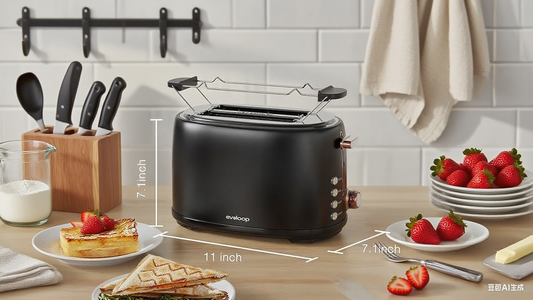 Evoloop Premium 2-Slice Stainless Steel Toaster
