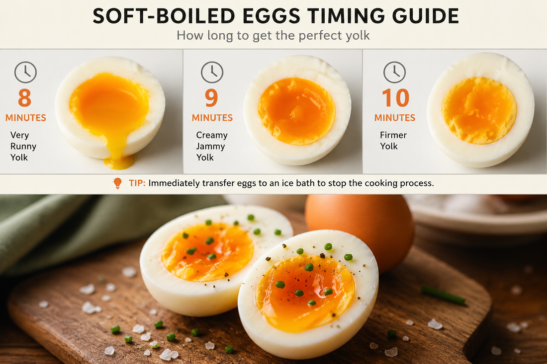 soft boiled eggs timing guide