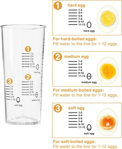 Evoloop Rapid Egg Cooker Electric 12 Eggs Capacity