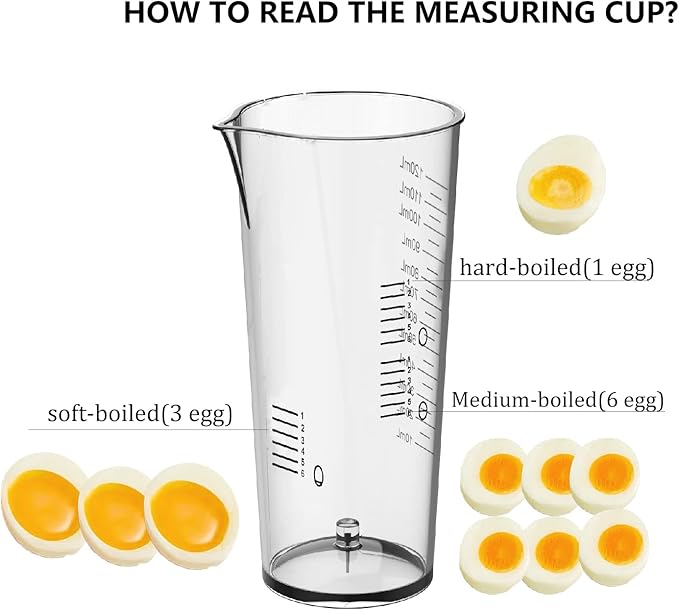 Evoloop egg cooker measure 