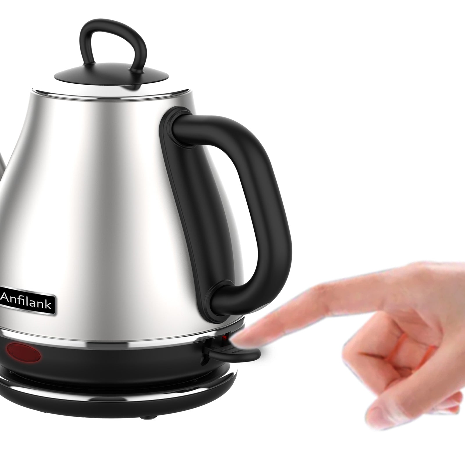 DmofwHi Gooseneck Electric Kettle (1.0L), Stainless Steel Tea Kettle - Green