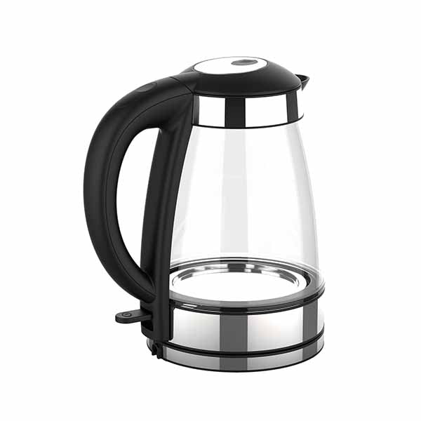Evoloop Electric Tea Kettle 1.7L Hot Water Boiler, 1500W Glass Water Kettle with Auto Shut-Off & Boil Dry Protection, JK-108D