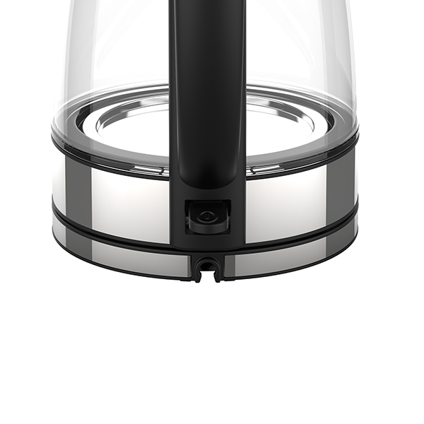 Evoloop Electric Tea Kettle 1.7L Hot Water Boiler, 1500W Glass Water Kettle with Auto Shut-Off & Boil Dry Protection, JK-108D