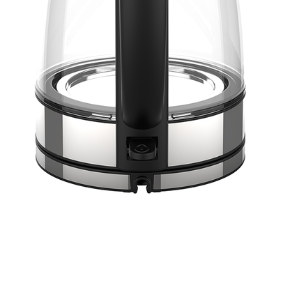 Evoloop Electric Tea Kettle 1.7L Hot Water Boiler, 1500W Glass Water Kettle with Auto Shut-Off & Boil Dry Protection, JK-108D