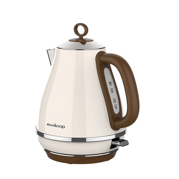 Evoloop 1.7L Electric Kettles, BPA Free Tea Kettle, Hot Water Boiler Heater, Stainless Steel Teapot, JK-140