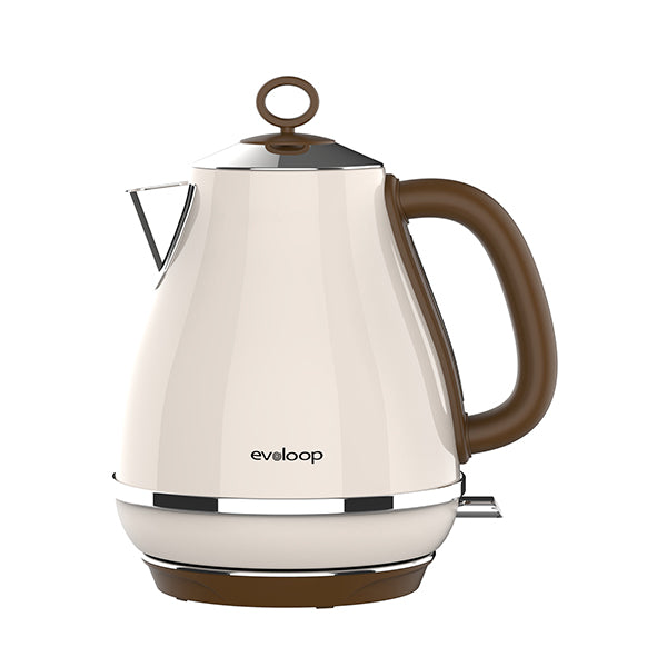 Evoloop 1.7L Electric Kettles, BPA Free Tea Kettle, Hot Water Boiler Heater, Stainless Steel Teapot, JK-140