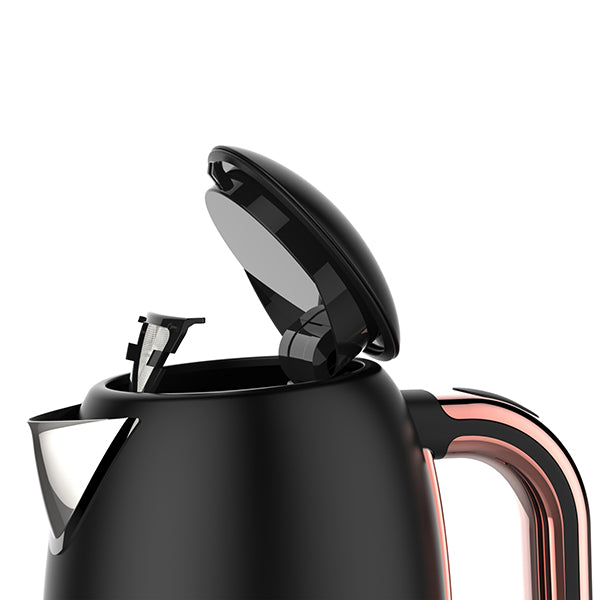 Electric Kettle, Evoloop 100% Stainless Steel Tea Kettle with 1500W Fast Boiling Heater, Classic Design, Cordless, JK-145