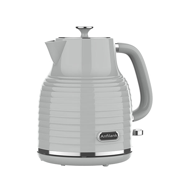 Anfilank 1.7L Cordless Electric Kettle, Plastic Tea Kettle with Water window And LED Light, Auto Shut-off, JK-153